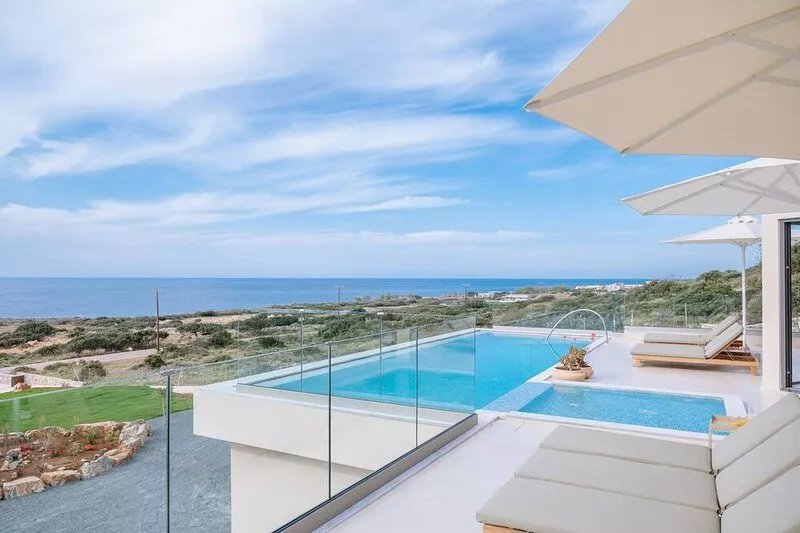 Villa Dia, 6 Bedrooms, sea View, in Sisi, Agios Nikolaos, Greece
