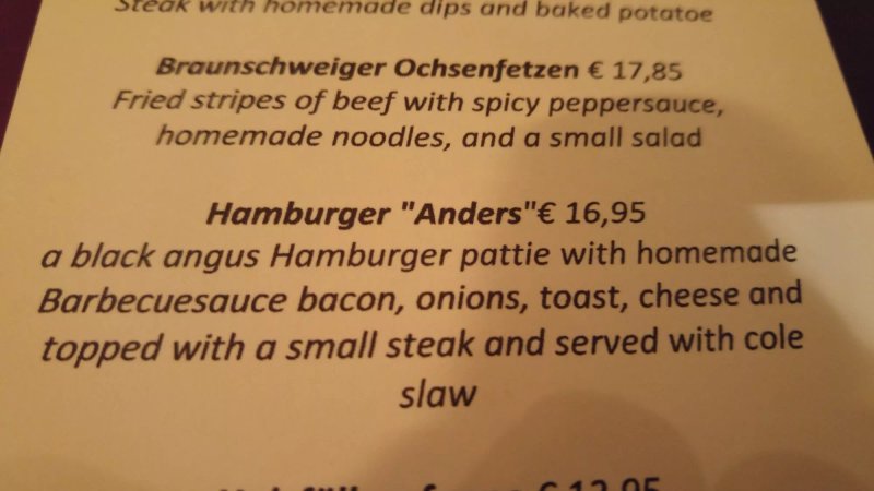 Anders das Pfannenrestaurant
