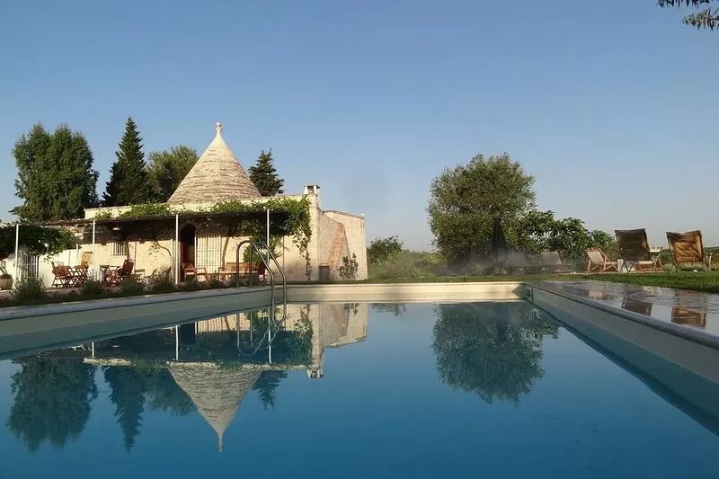 Trullo Mandorlo Private swimming pool - near Ceglie Ostuni and Martina-Valle