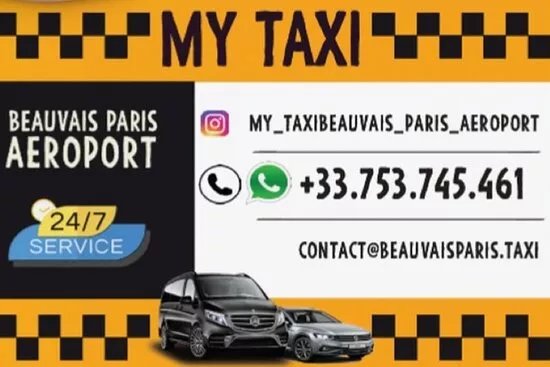 My taxi Paris Beauvais Aeroport