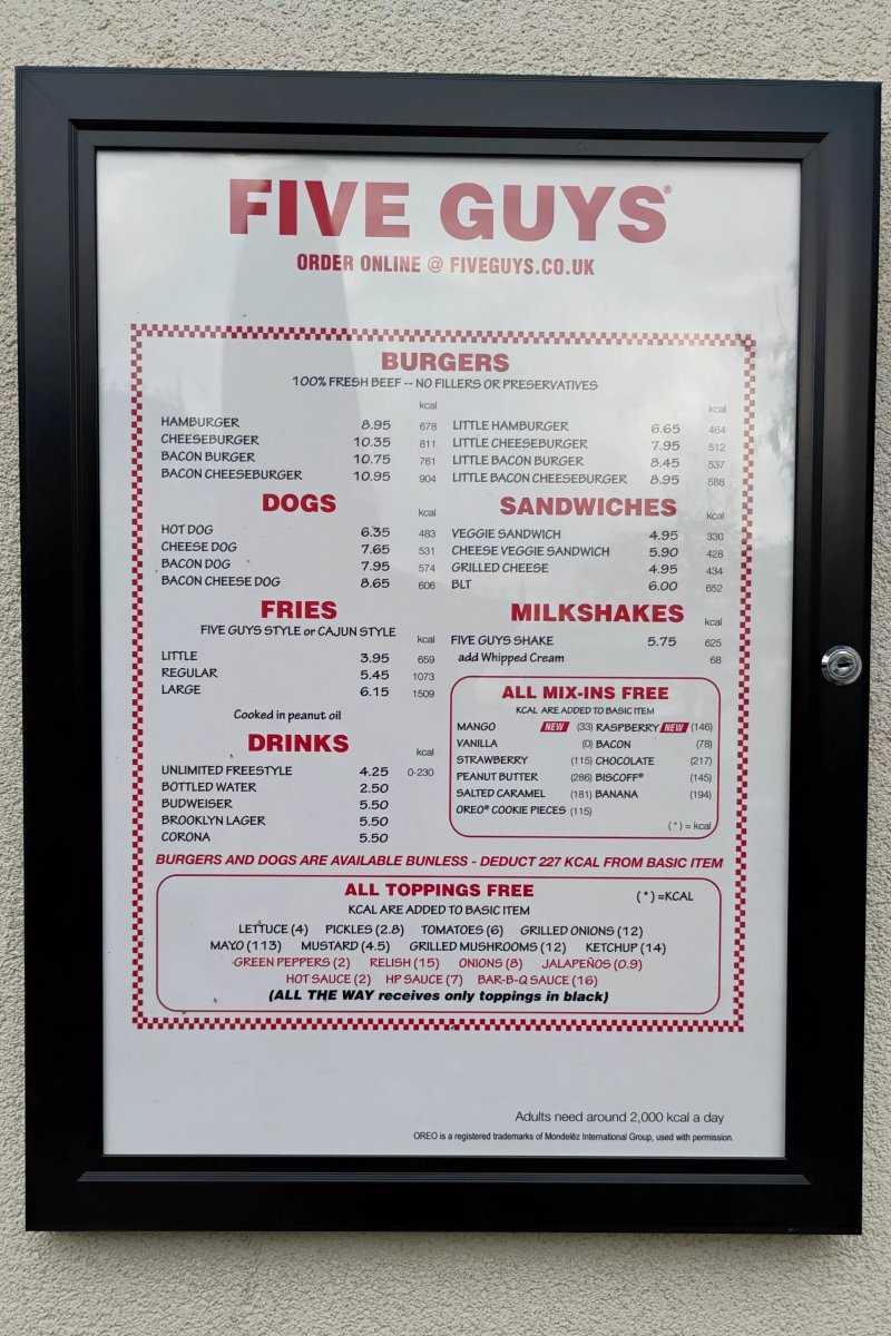Five Guys West Midlands Designer Outlet