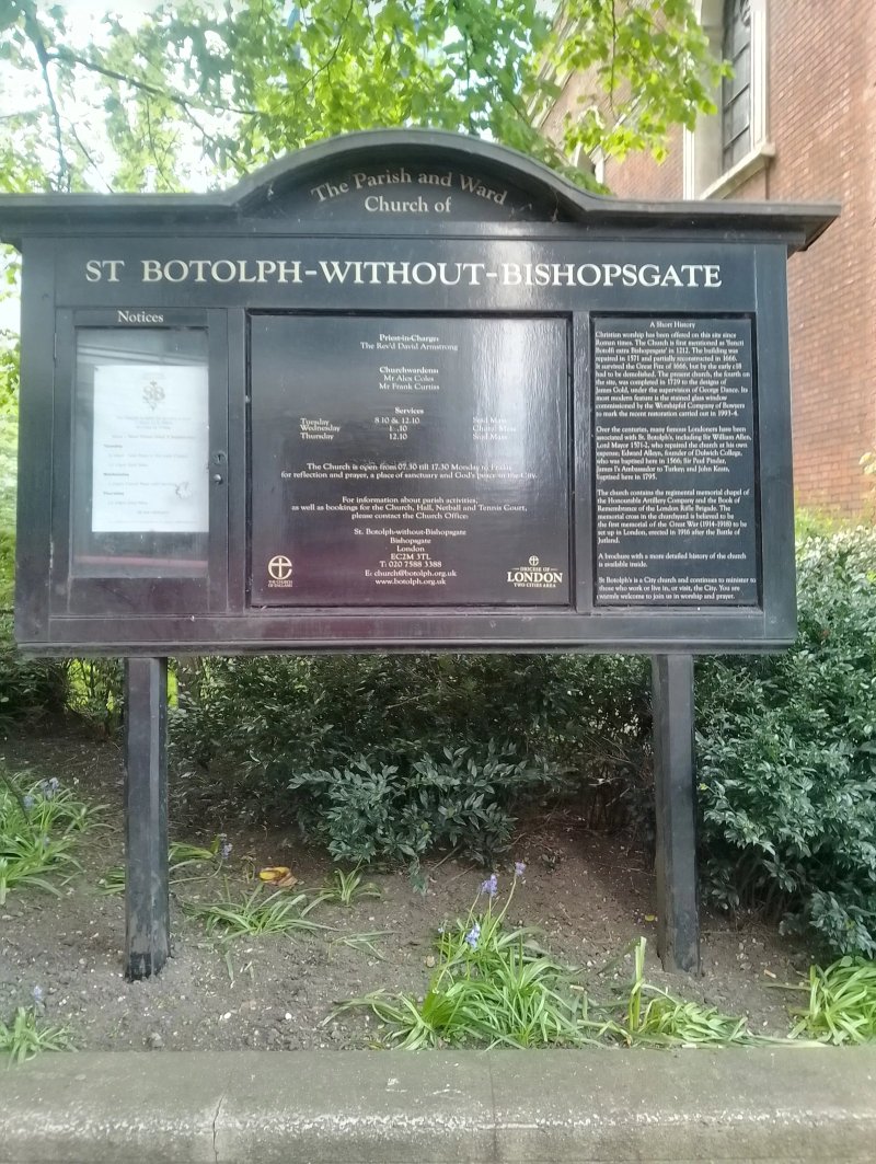 St Boltophs-without-bishopsgate