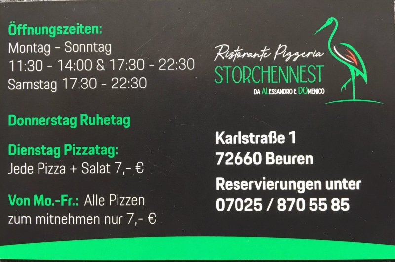 Restaurant Storchennest Chez Fabrice