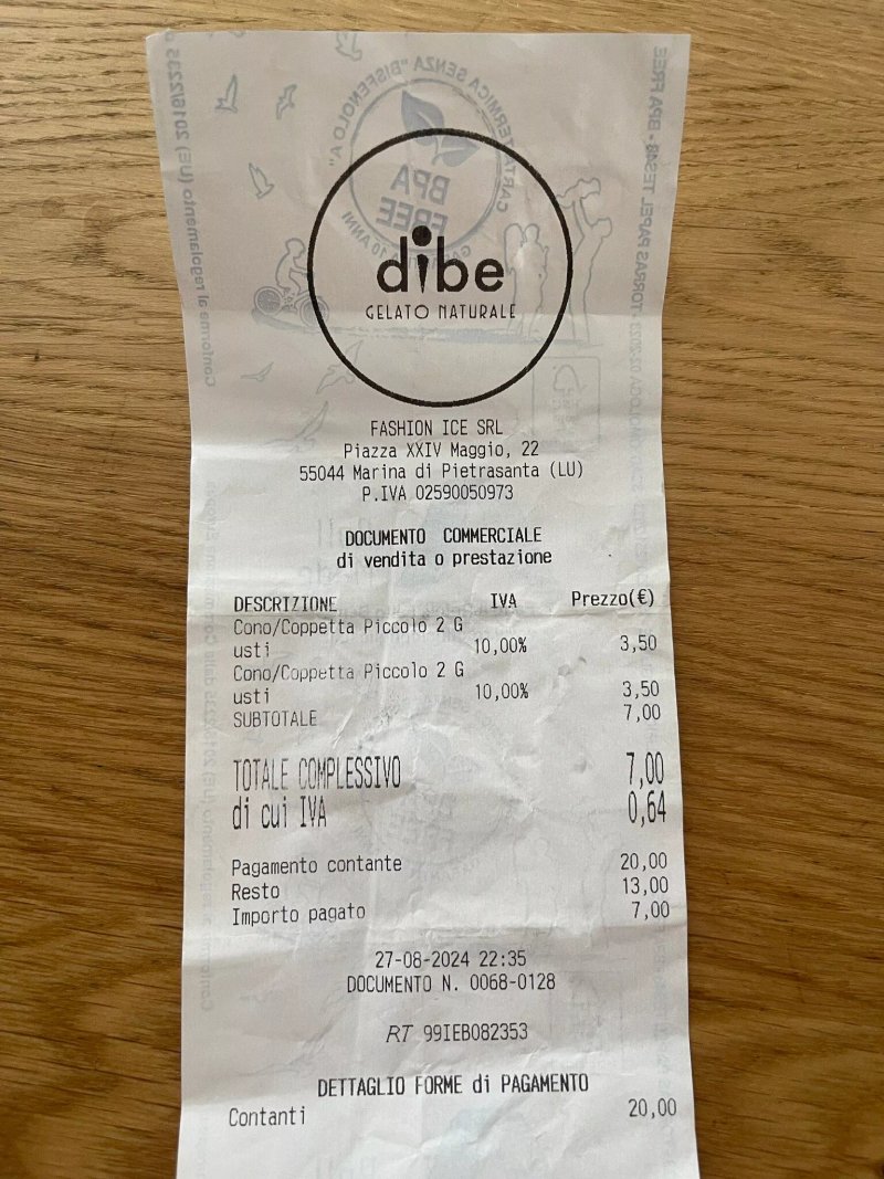 Dibe Gelato Naturale