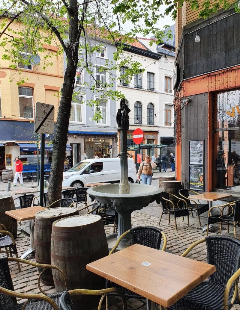 Place Du Jeu De Balle Fountain