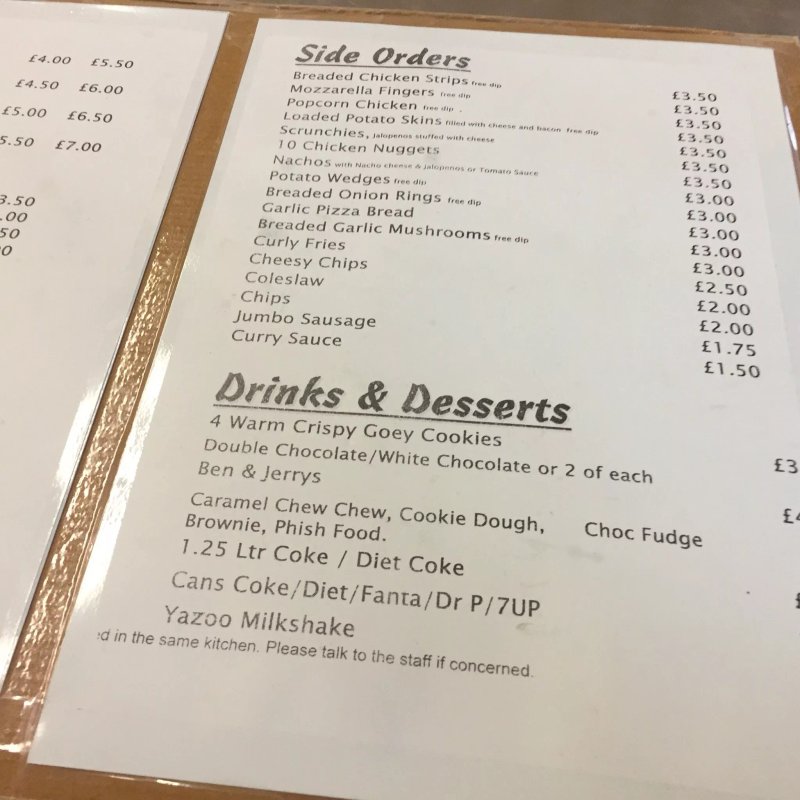 Horndean Pizza Shop