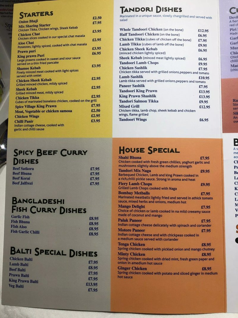 Village Spice Indian Takeaway & Restaurant