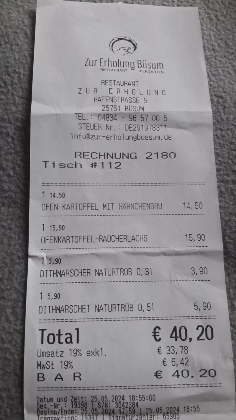 Zur Erholung
