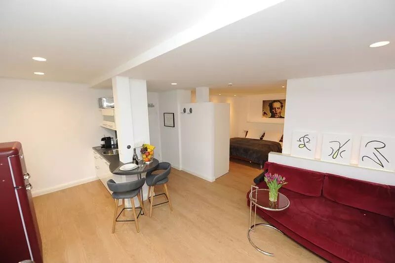 Old town house apartment in the middle