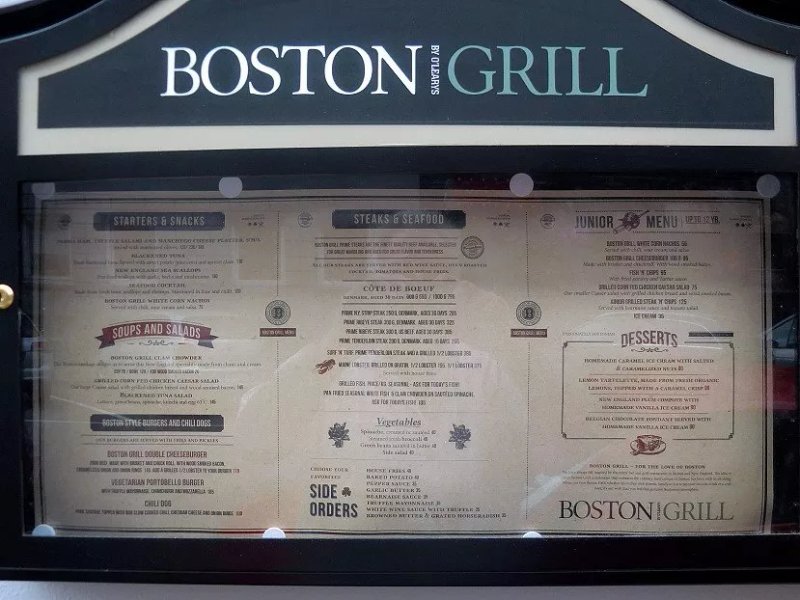 Boston Grill Mayfair