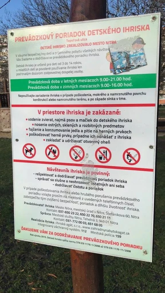 Public playground near Kotolna