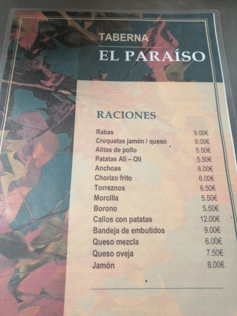 Taberna El Paraiso