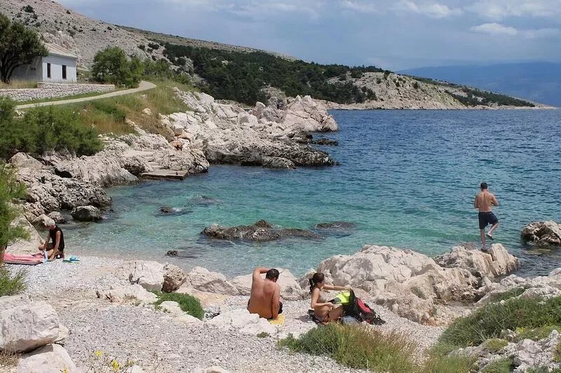 One bedroom apartment with terrace Baška, Krk (A-18824-c)