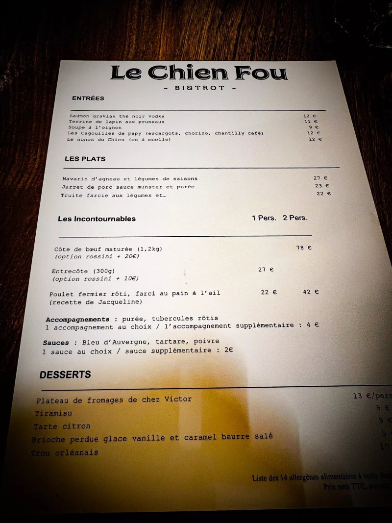 Le Chien Fou - Orleans