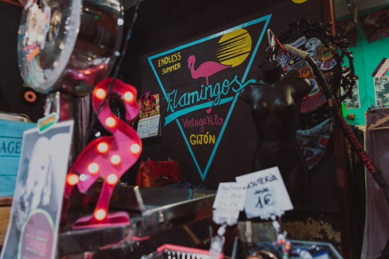 Flamingos Vintage Kilo Gijon