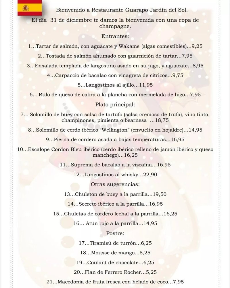Restaurante Jardin Del Sol
