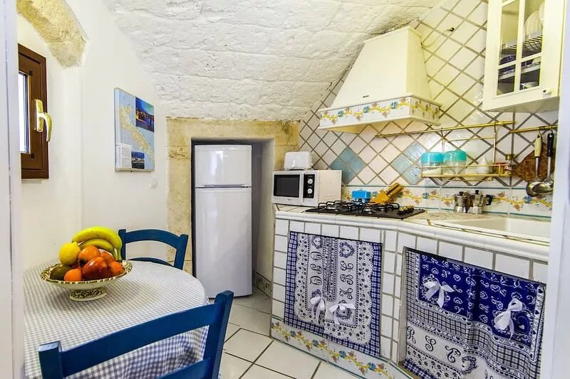 Puglia - typical house in Monopoli near the beach
