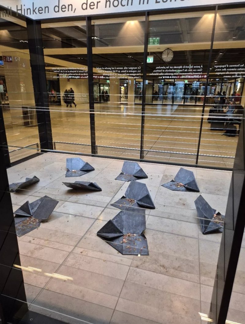 Paper Aircraft Statues
