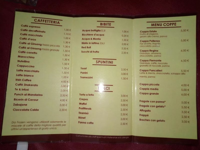 Bar & Gelateria Frozen