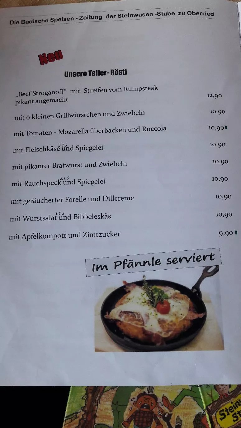 Restaurant Steinwasen Stube