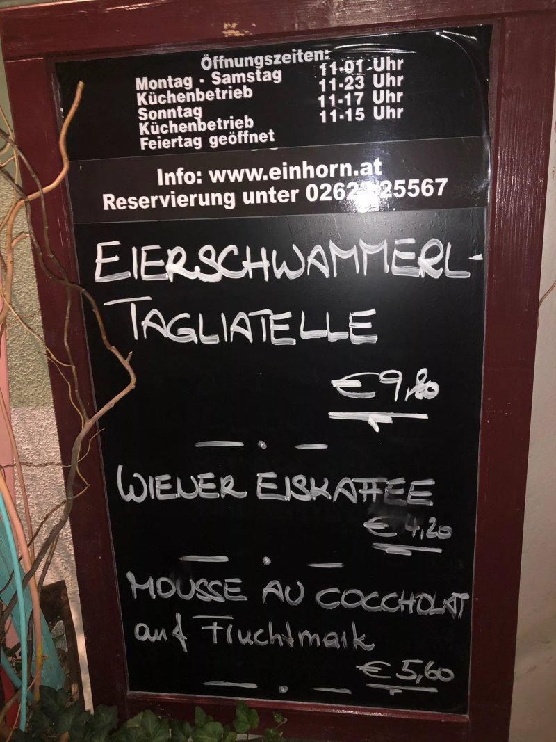 Cafe-Restaurant Zum Einhorn