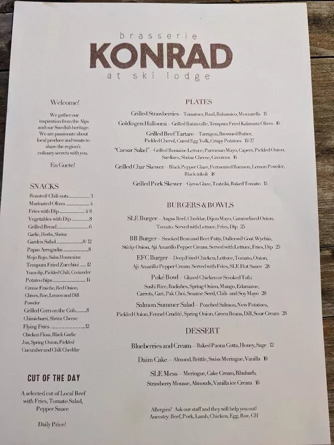 Brasserie Konrad at Ski Lodge Engelberg