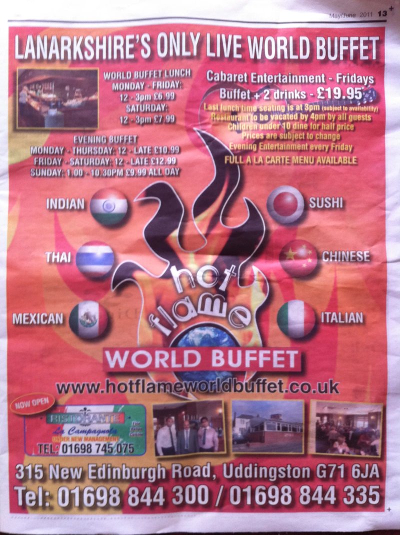 Hot Flame World Buffet
