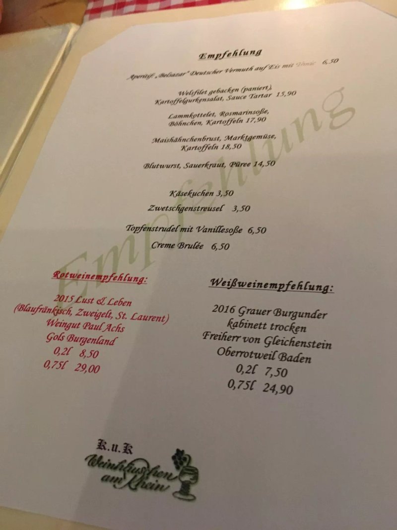K & K Weinhauschen am Rhein