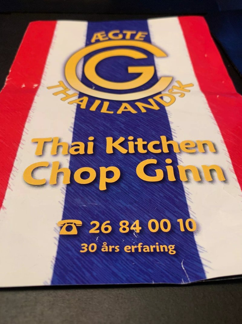 Thai Kitchen Chop Ginn