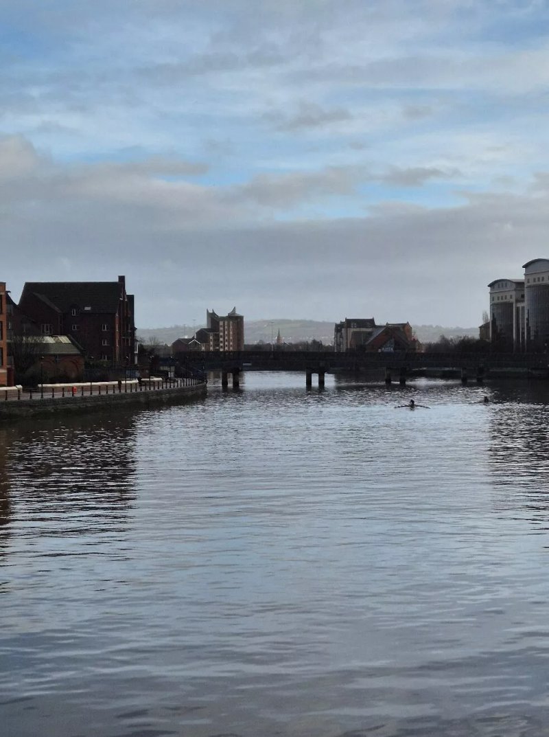 Lagan Railway And Pedestrian Bridge