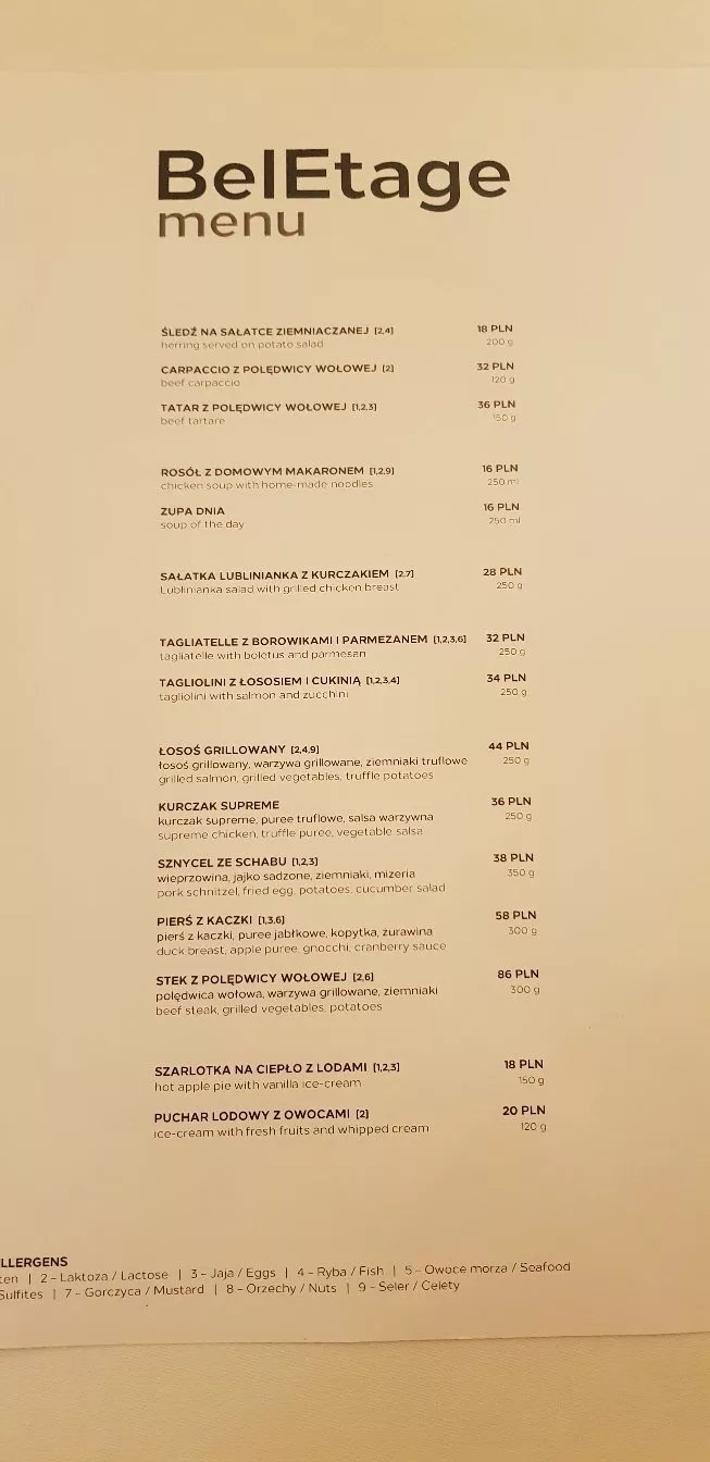 Bel Etage Restauracja