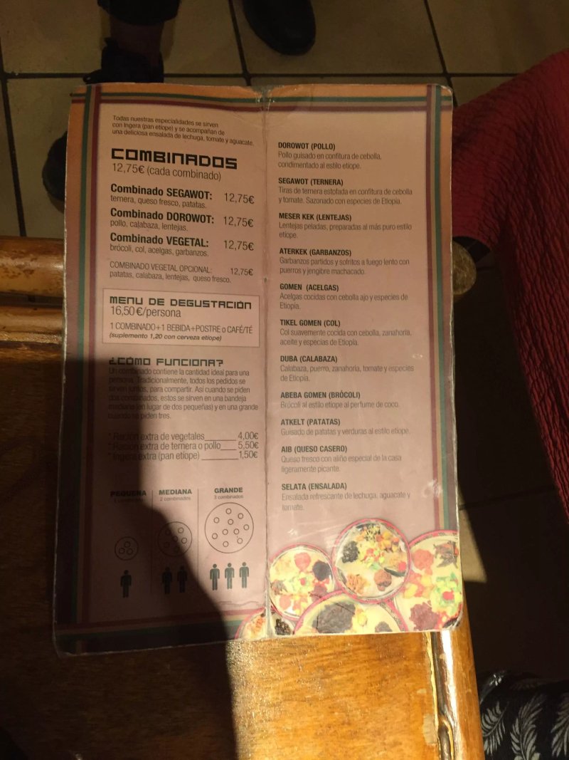 Restaurante Addis Abeba