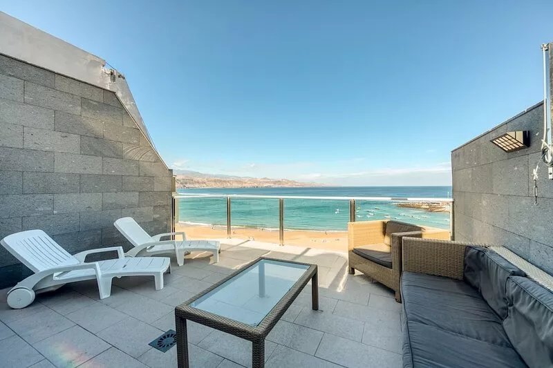 Incredible terrace ocean views By CanariasGetaway