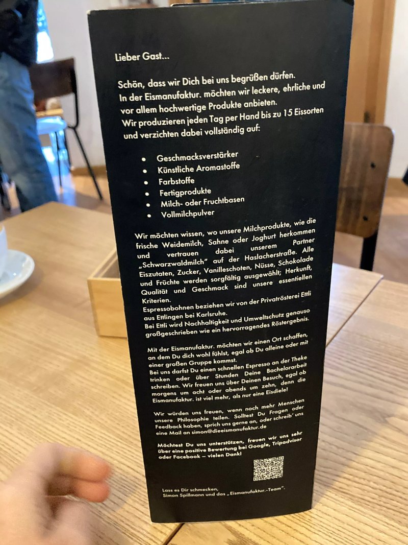 Die Eismanufaktur.