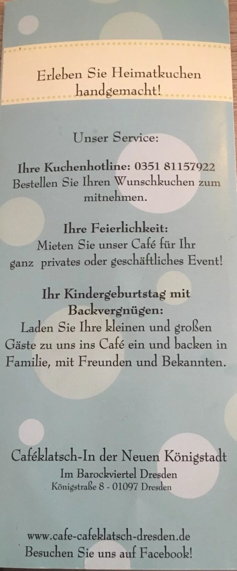 Cafe Cafeklatsch