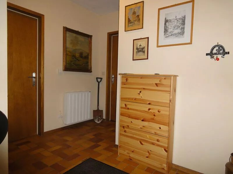 House on forest glade in the beautiful Steigerwald