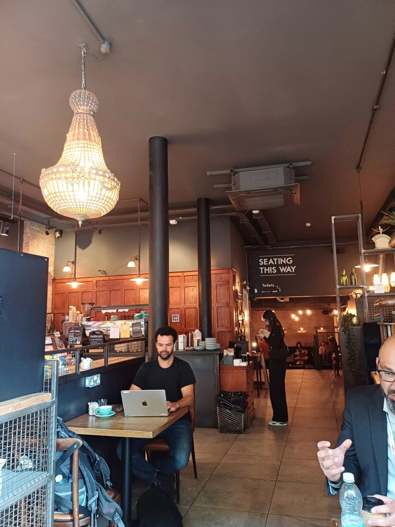 200 Degrees Coffee Shop, Lower Temple Street, Birmingham
