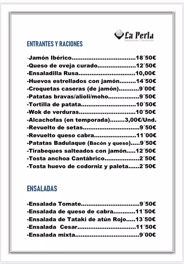 LA PERLA Restaurante