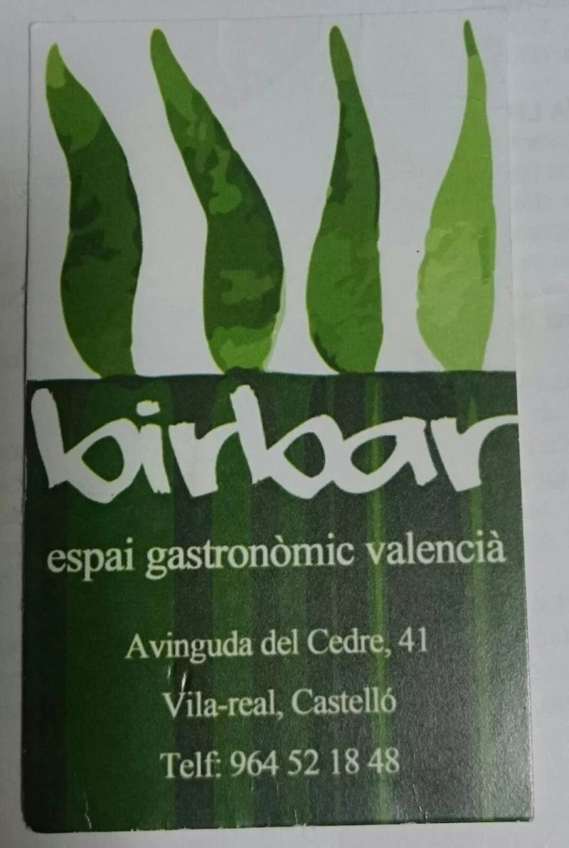 Birbar Espai Gastronomic Valencia