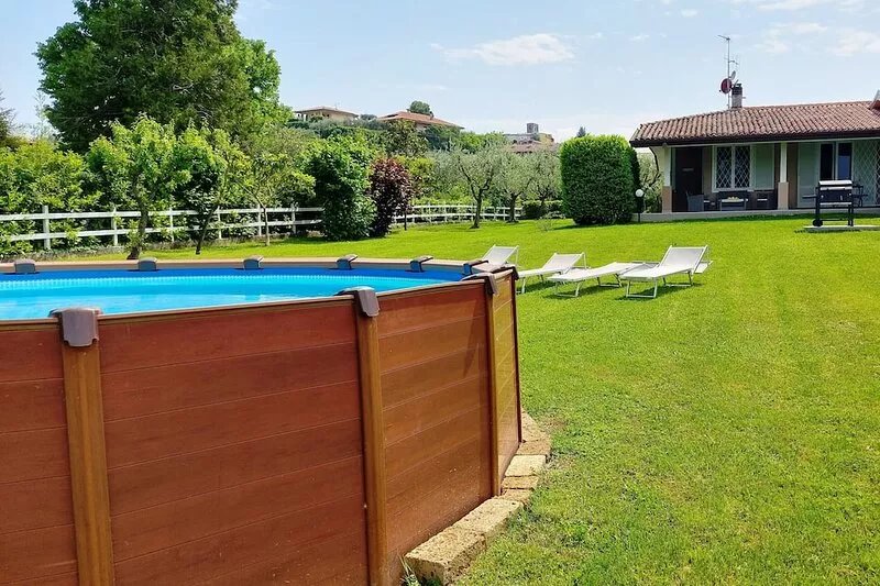 Villa with large garden and private pool
