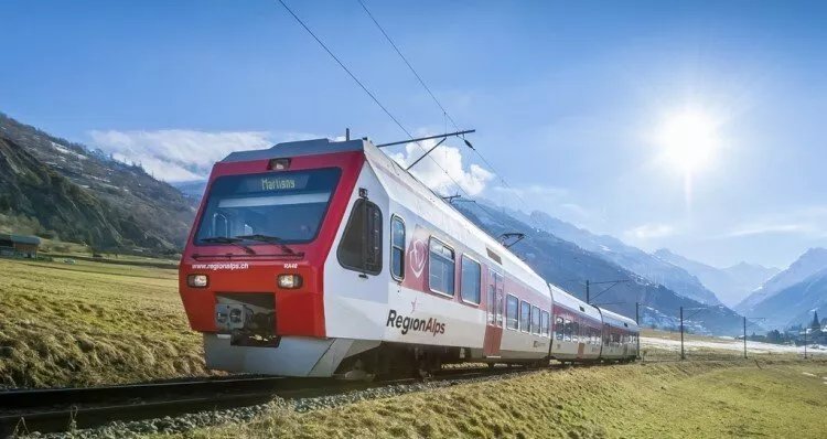 Regionalps Train Martigny - Le Chable / Orsieres
