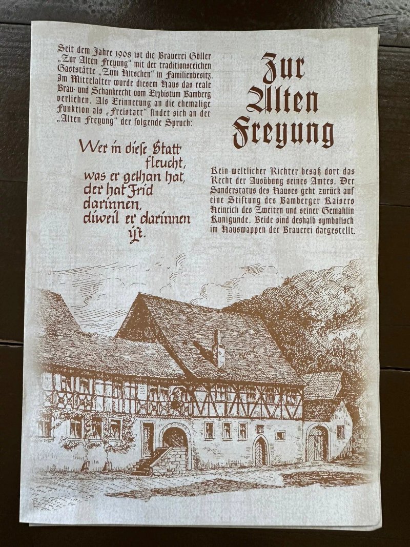 Brauereigaststatte Goller Zur Alten Freyung