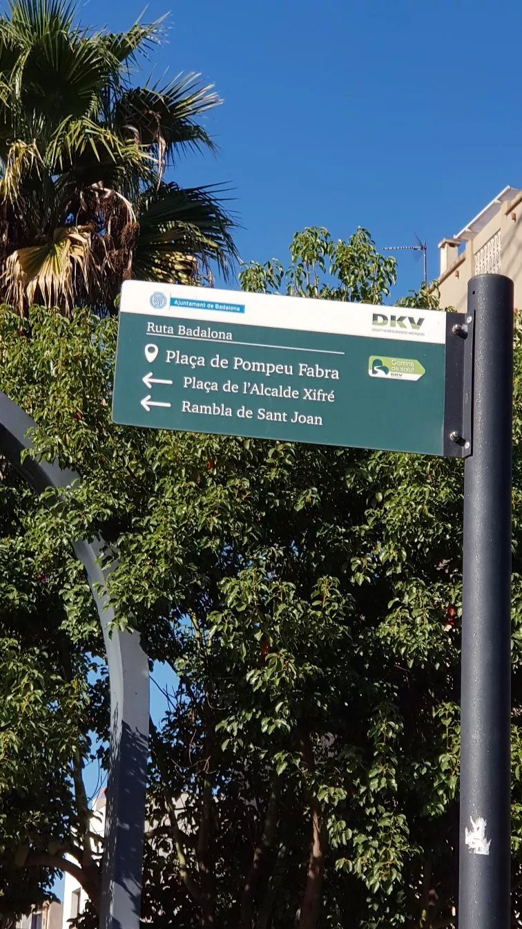 Placa De Pompeu Fabra