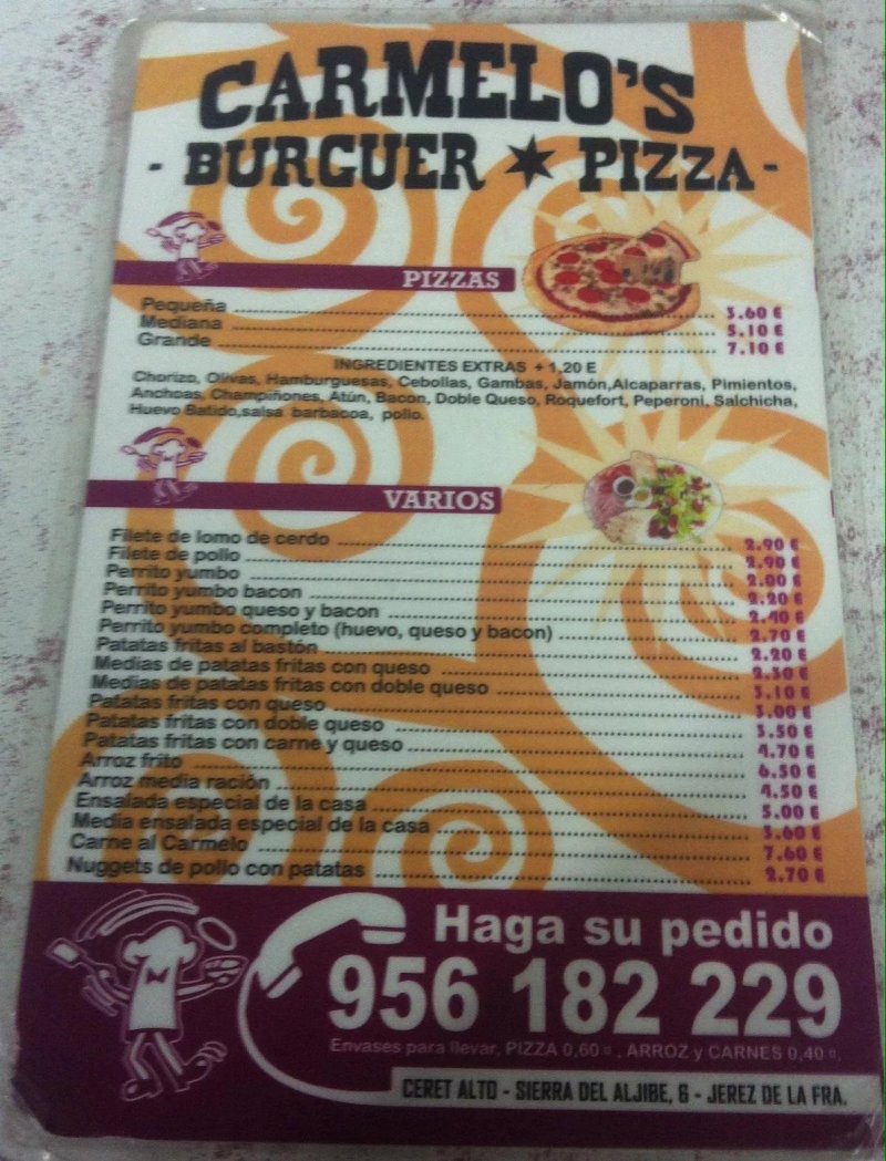 Carmelo's Burguer Pizza