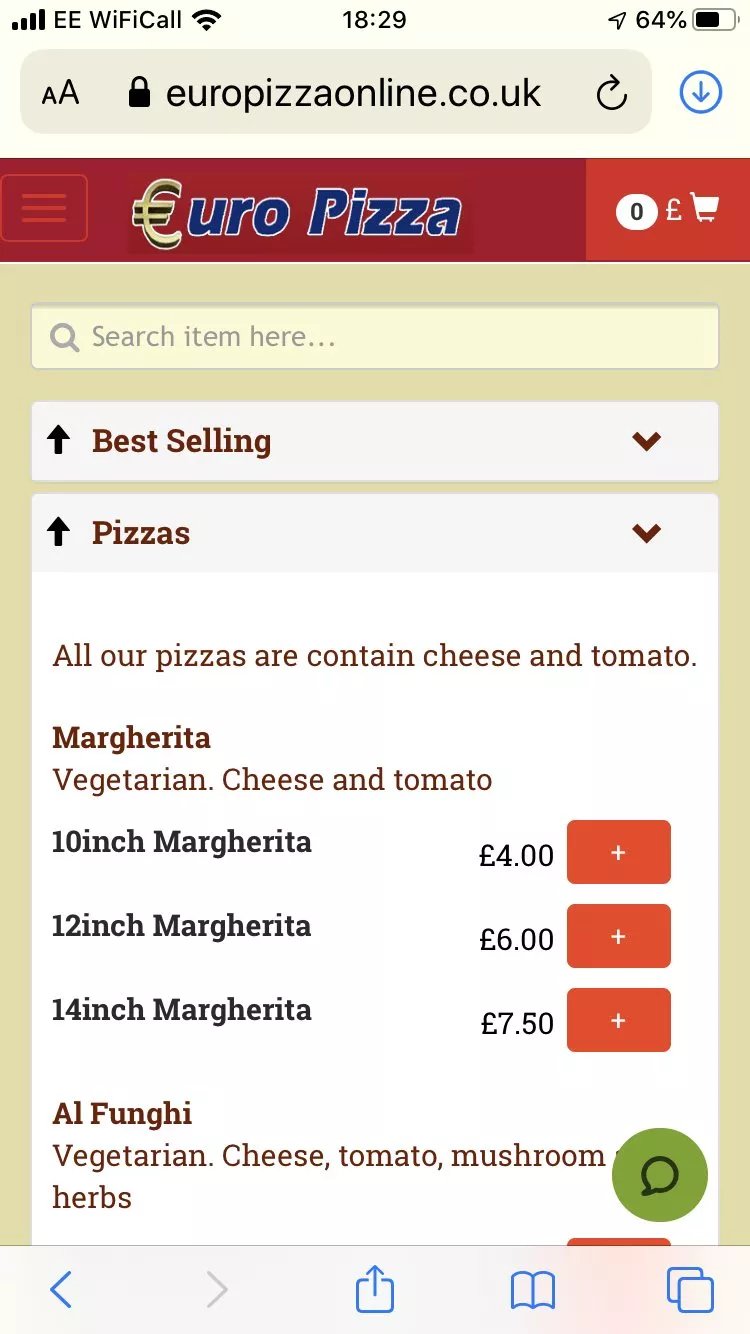 Euro Pizza