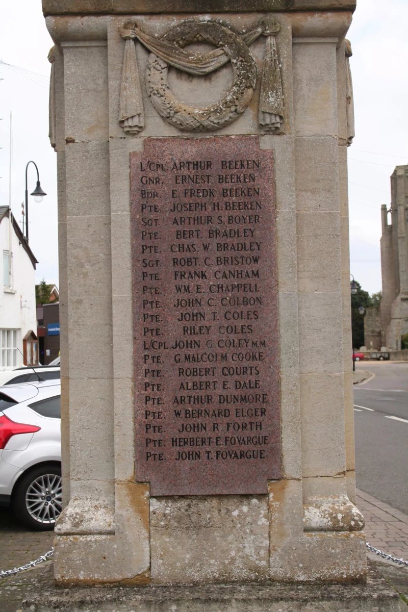 Crowland Roll of Honour