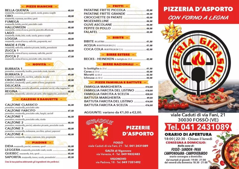 Pizzeria Girasole Fosso