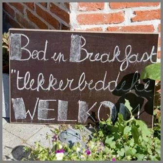 Bed and Breakfast tlekkerbeddeke