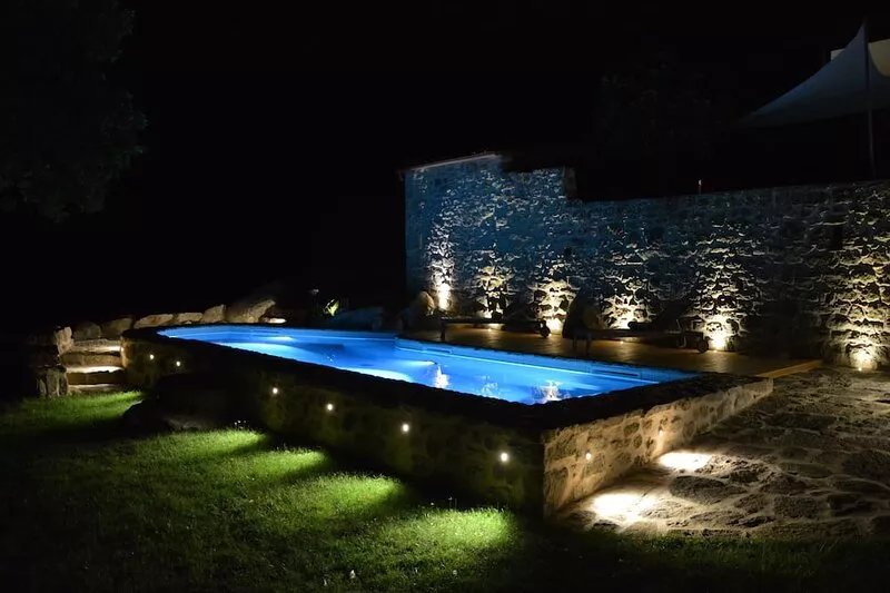 surrounded by nature, apartment in a stone farmhouse from the 1800s with