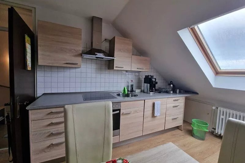 Cheerful Roof Flat in a Private German Style House